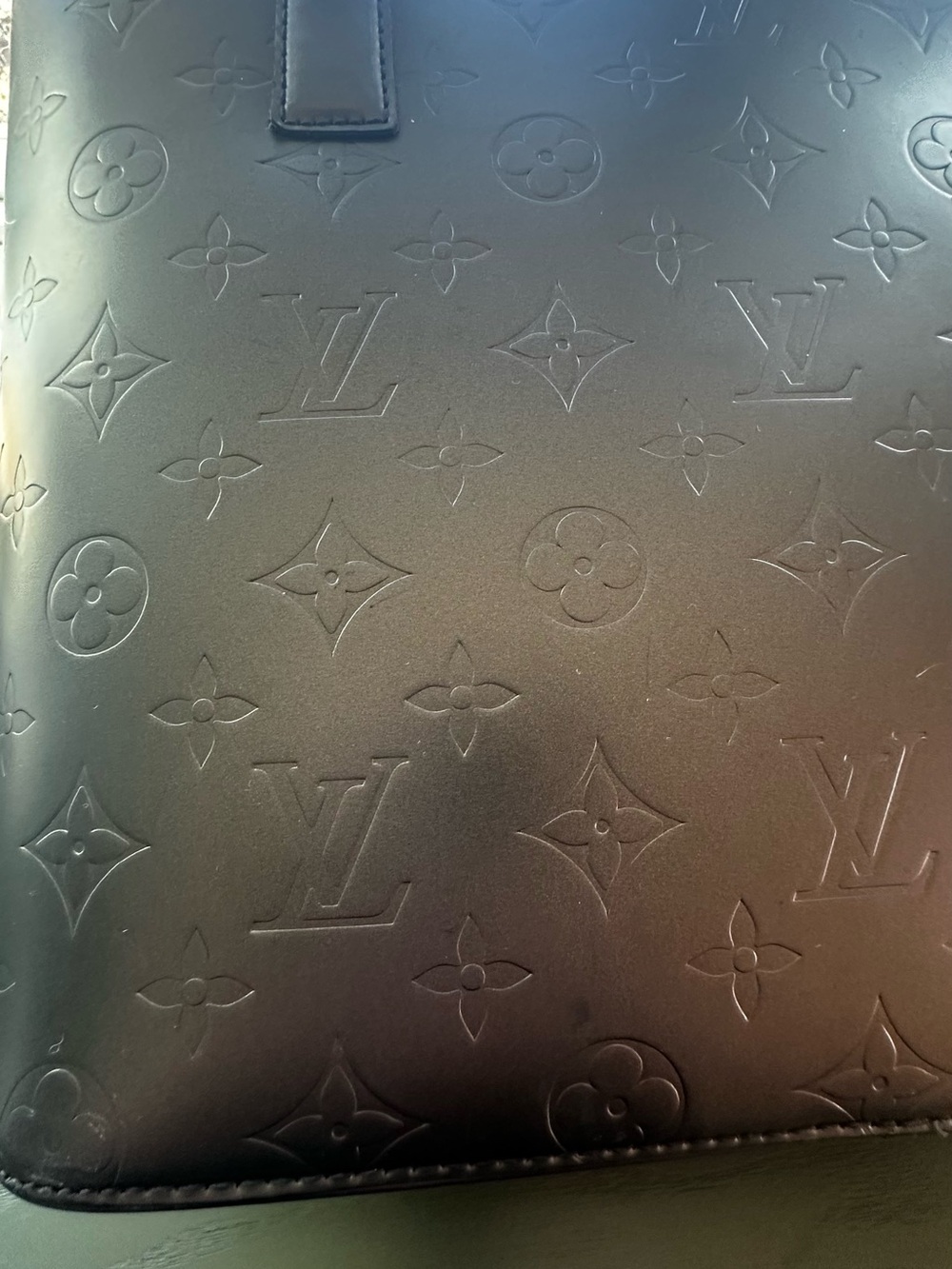 AUTHENTIC LOUIS VUITTON MAT STOCKTON VERNIS SHOULDER TOTE BAG - Picture 14 of 16